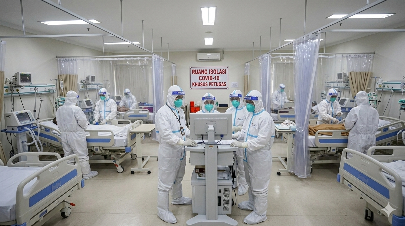 Medical professionals interacting with patients
